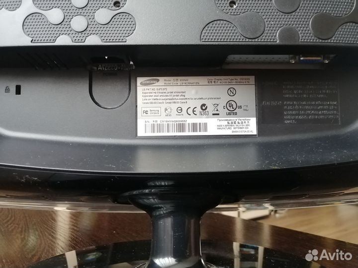 Монитор samsung syncmaster 933nw