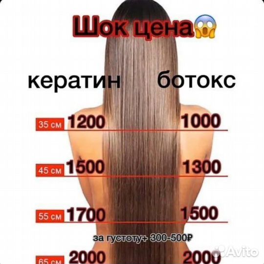 Кератин, ботокс, биксипластия, холодное восст