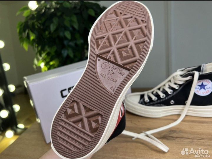 Кеды converse play comme des garcons