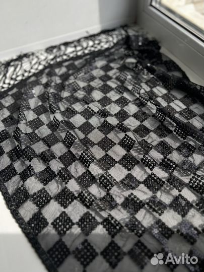 Шарф палантин из пайеток