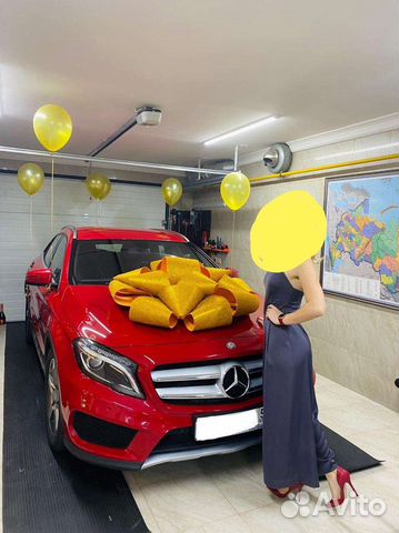 Подарочный большой бант на машину