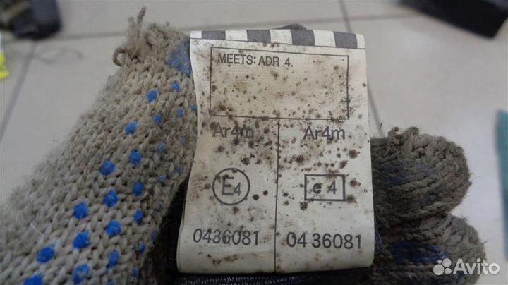 Ремень безопасности задний Toyota Corolla E150 20