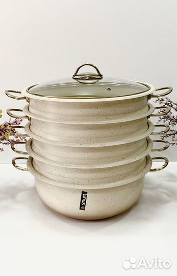 Кастрюля Мантоварка Пароварка все цвета