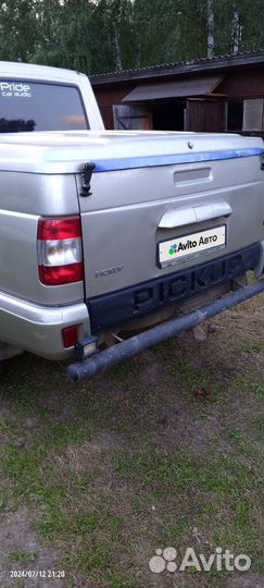 УАЗ Pickup 2.7 МТ, 2015, 90 000 км