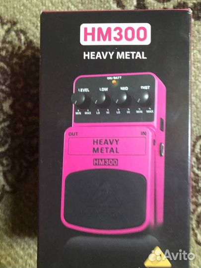 Гитарная педаль эфектов heavy metal