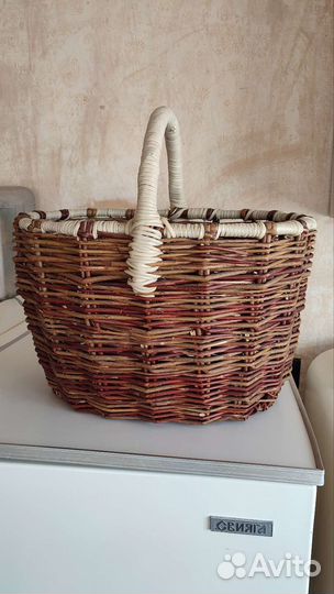 Корзина плетеная большая