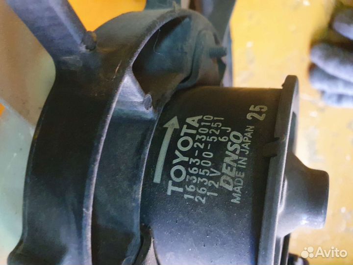 Диффузор мотор крыльчатка радиатора toyota тойота