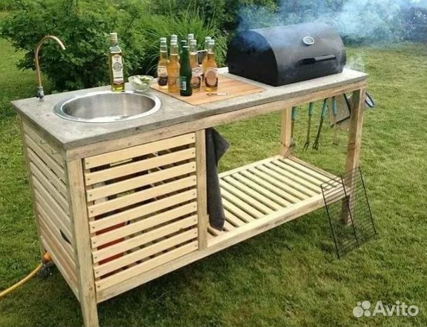 Умывальник дачный с тумбой