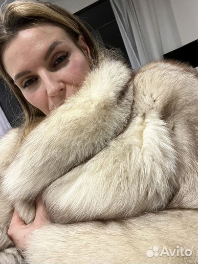 Шуба из песца