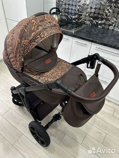 Коляска verdi 3 в 1 mocca (2022г)