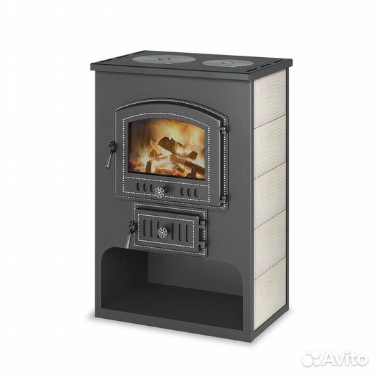 Печь-Камин везувий пк-03 (224) с плитой 