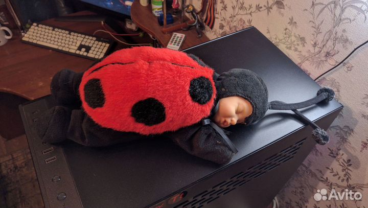 Пупс Божья коровка Anne Geddes бронь до конца мая