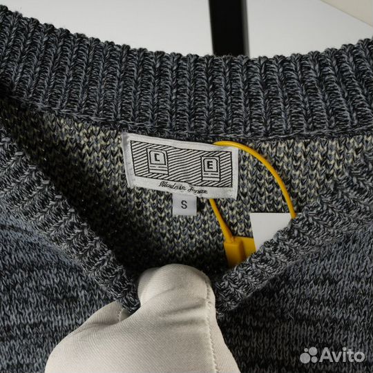 Cav empt свитер серый из хлопка