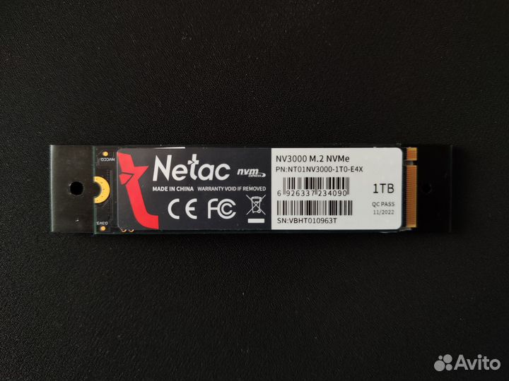 SSD m2 nvme Netac NV3000 1GB