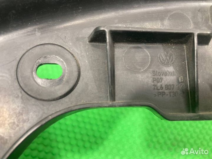 Кронштейн бампера задний левый Volkswagen Touareg