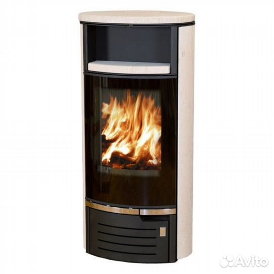 Печь ABX Atlantik 5 III Черная сталь / песчаник