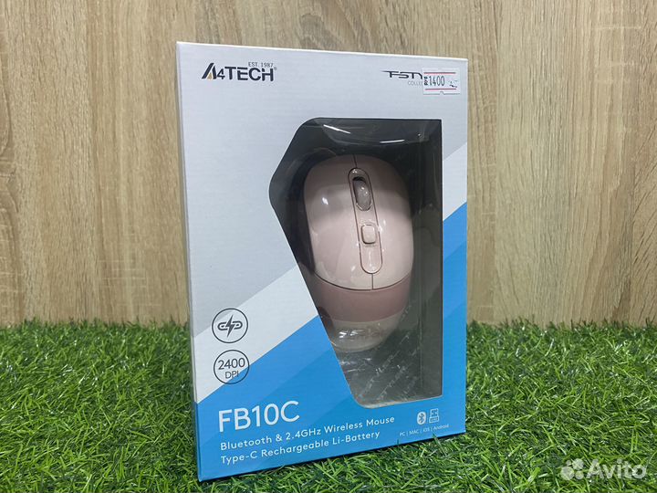 Мышь беспроводная A4Tech Fstyler FB10C