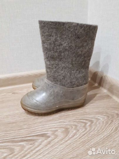 Валенки с калошами