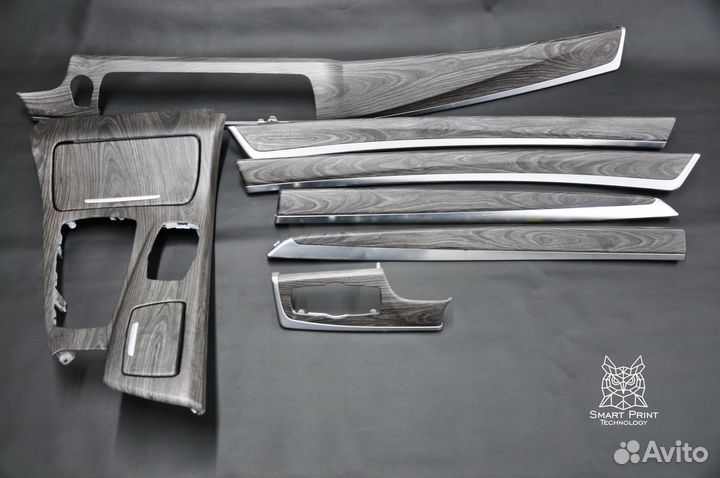 Планки салона под матовое дерево BMW F10