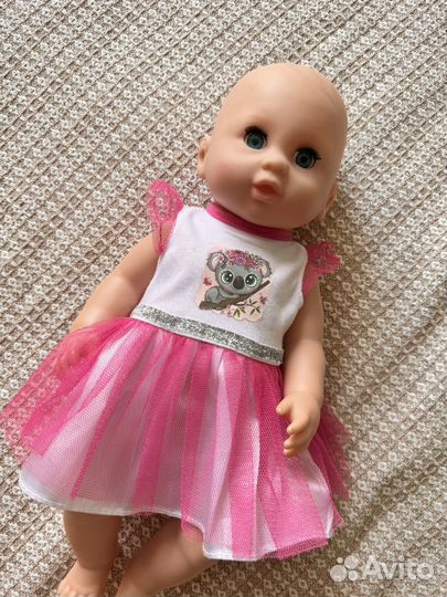 Кукла пупс 50 см с горшком