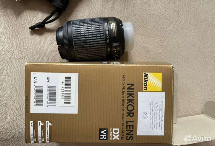 Объектив nikon AF-S VR 55-200 f4-5.6g