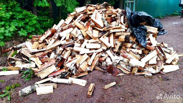 Дрова Береза с доставкой в Выборге
