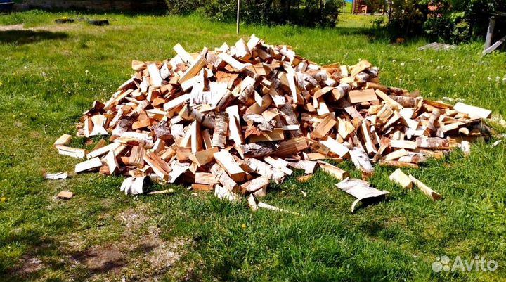 Дрова сухие навалом