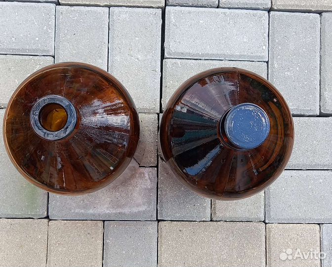 Бутыль из цветного стекла 5 литров