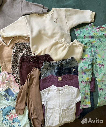 Детская одежда для девочек 86 92 98 пакетом