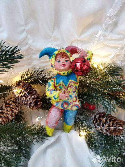 Ватные игрушки на елку