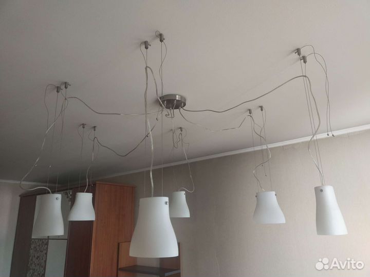 Люстра паук lussole б/у