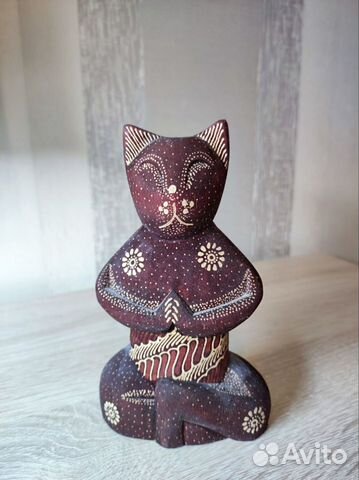 Фигурка статуэтка кот Будда буддист