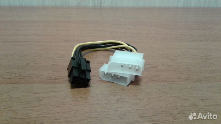 Кабель 2xMolex-PCI-E 6pin для Питания Видеокарты G