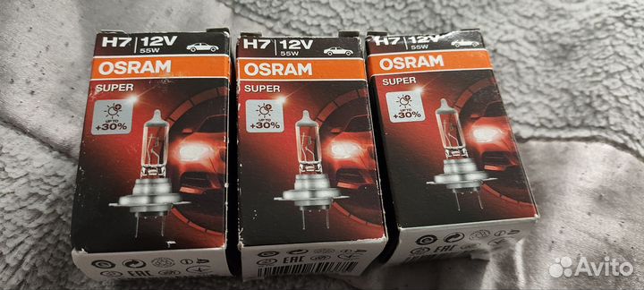 Лампа автомобильная галогенная osram Super
