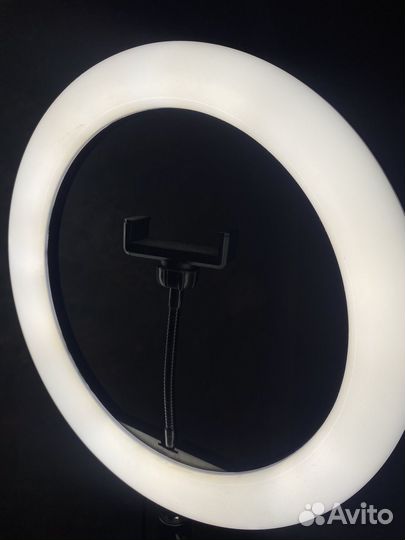 Кольцевая лампа 31 см со штативом RGB