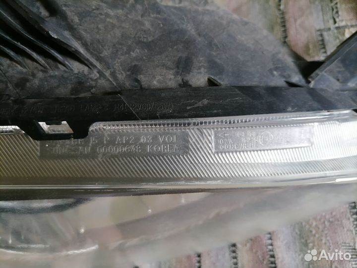 Фара передняя правая chevrolet lacetti