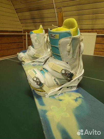 Сноуборд комплект женский (morrow+ Burton)