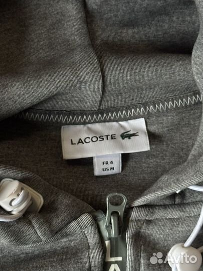 Толстовка на молнии lacoste