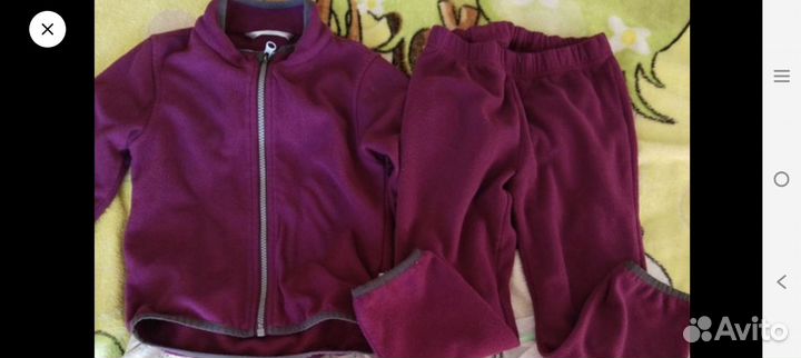 Костюм флисовый для девочки