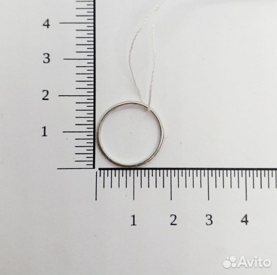 Золотое кольцо с фианитом 16,5р