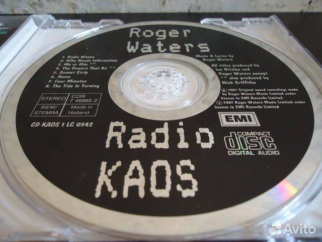 Roger Waters '84. Roger Waters '87