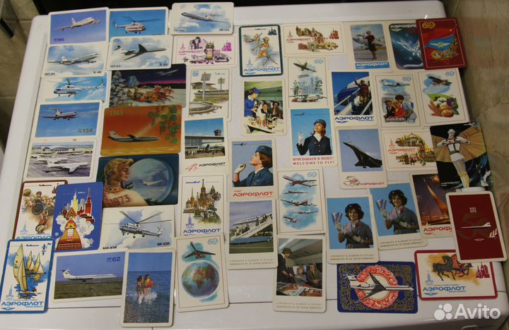 Календарики и реклама Аэрофлота, Автоэкспорта