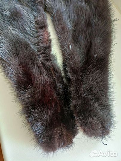 Меховой воротник норка