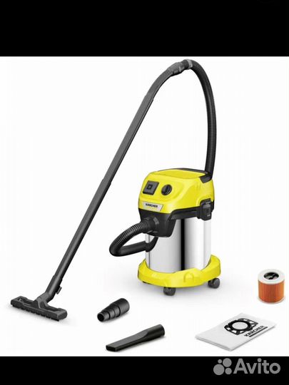 Пылесос Karcher 1.628-190.0 WD 3 P S V-17/4/20