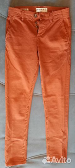 Мужские оранжевые джинсы