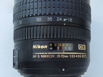 Nikon 18-70 mm 1:3,5-4,5G ED DX (настоящий японец)