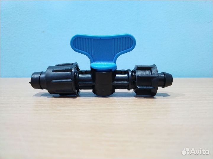 Фитинг пнд кран с резинкой для капельного полива