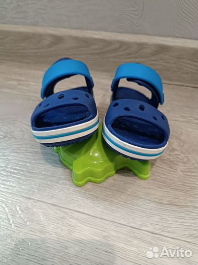 Crocs C8 сандали 25р синие