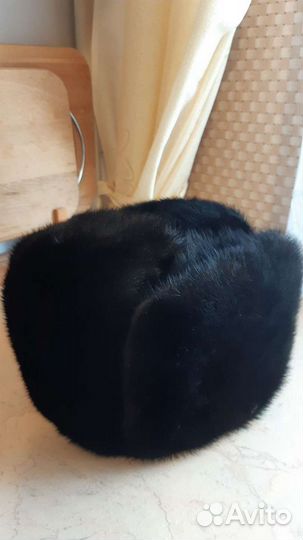 Норковая шапка мужская