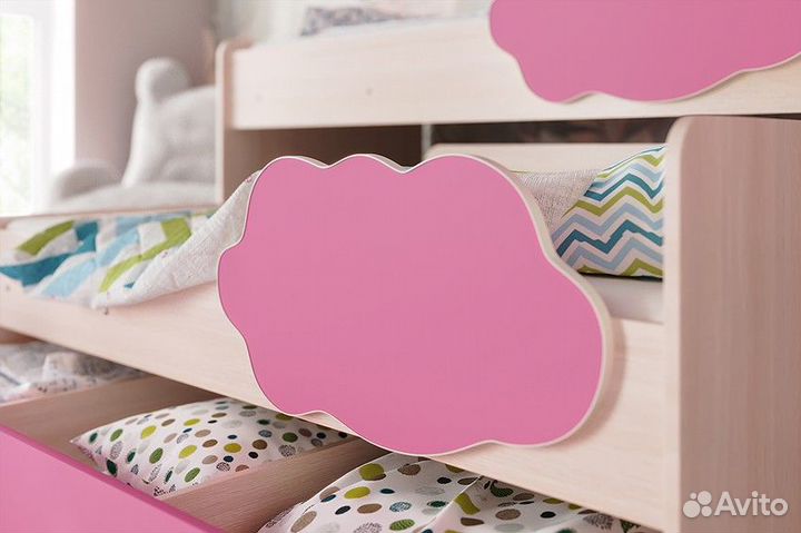 Кровать двухъярусная выкатная 